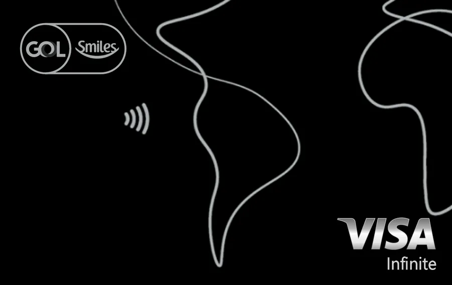 Cartão PVC GOL Smiles Visa Infinite