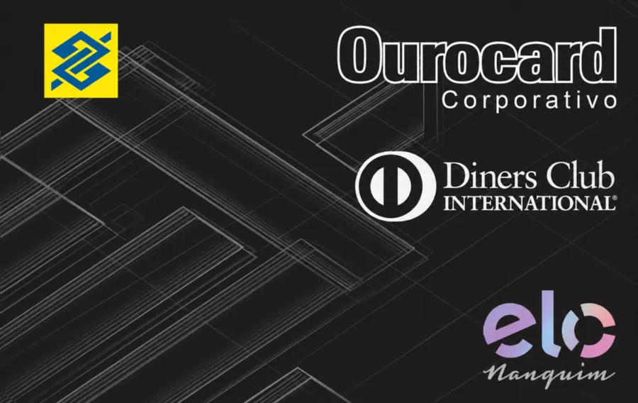 Cartão PVC Ourocard Corporativo Diners Club Elo Nanquim