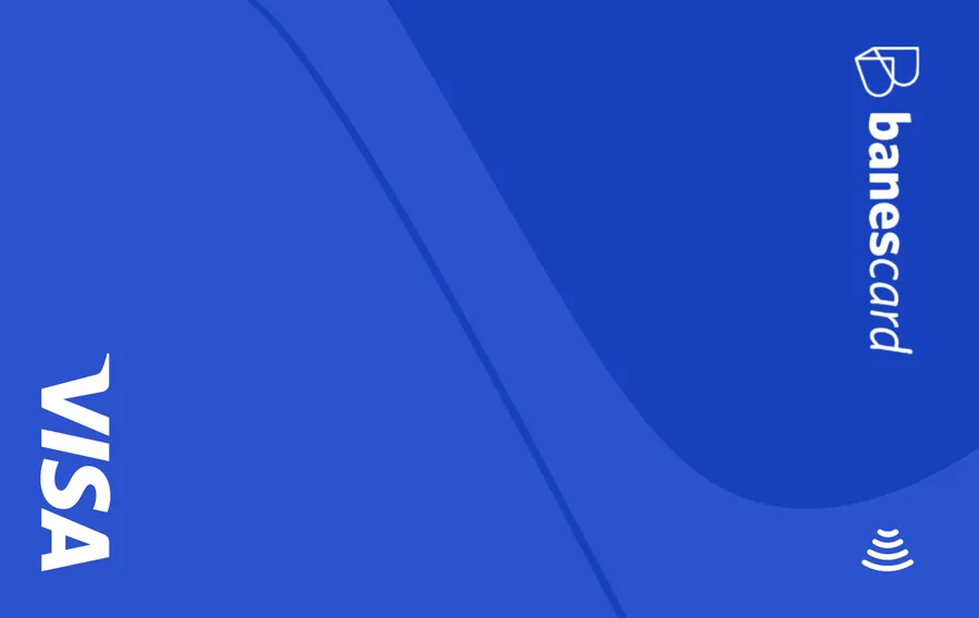 Cartão PVC Banescard Visa Azul