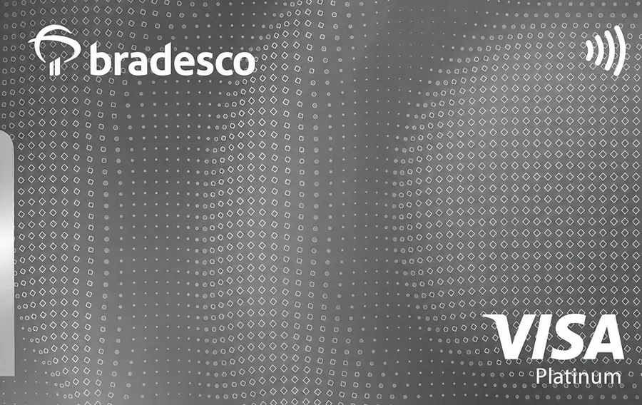 Cartão PVC Bradesco Visa Platinum