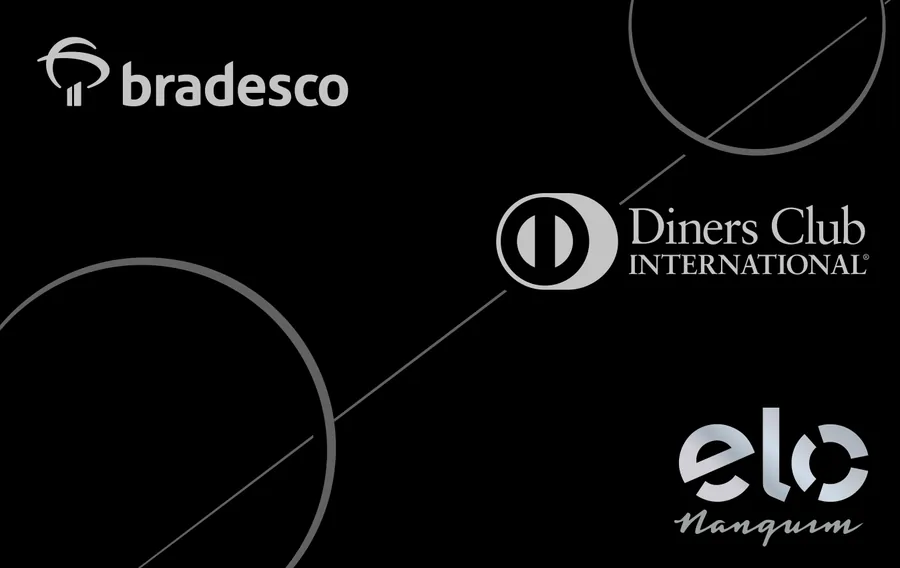 Cartão PVC Bradesco Diners Club Elo Nanquim