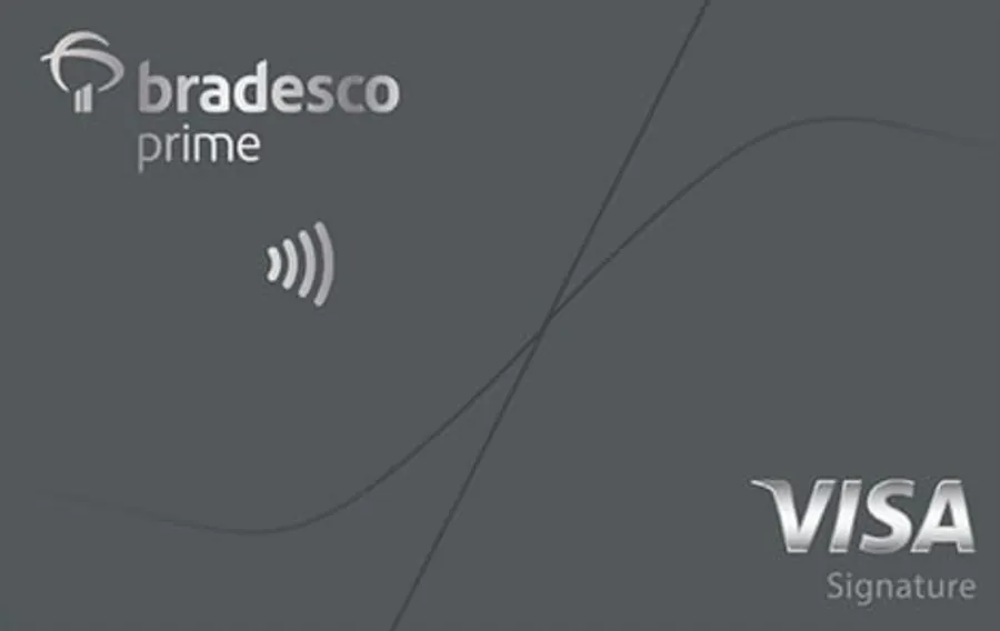 Cartão PVC Bradesco Prime Visa Signature