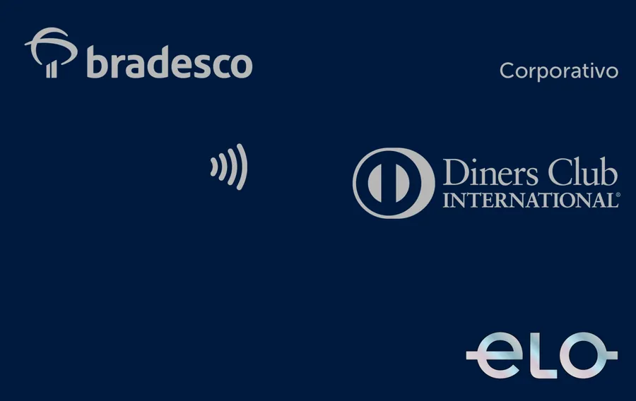 Cartão PVC Bradesco Corporativo Diners Club Elo
