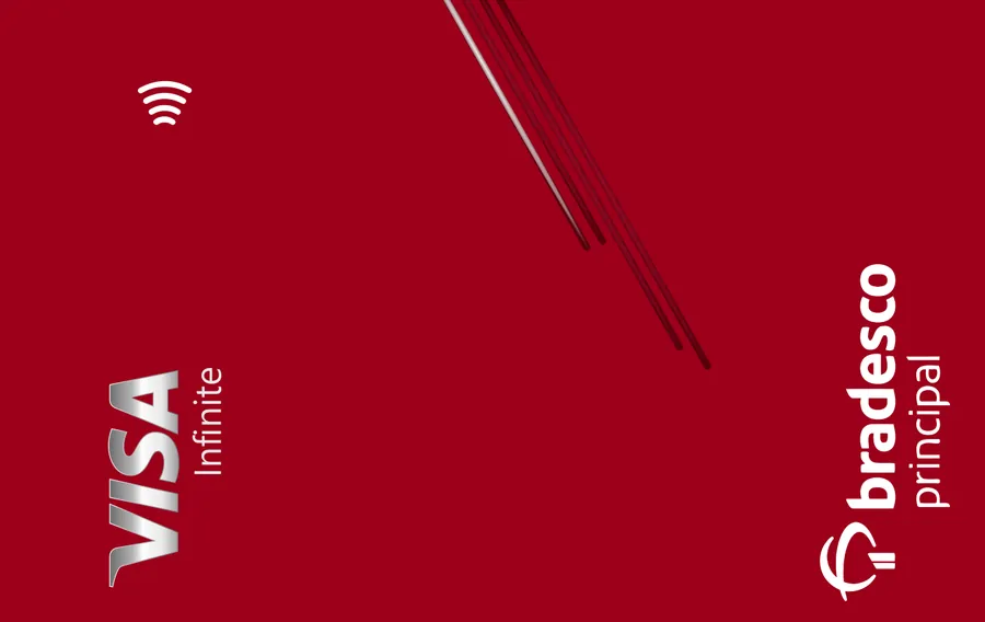 Cartão PVC Bradesco Principal Visa Infinite