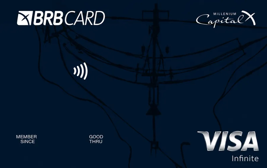 Cartão PVC BRBCard Capital X Visa Infinite