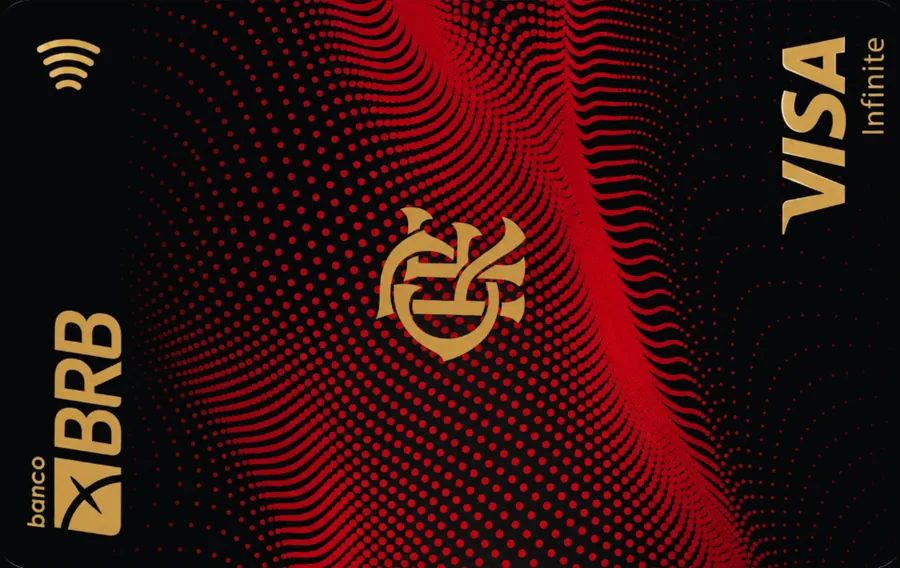 Cartão PVC BRB Flamengo Visa Infinite