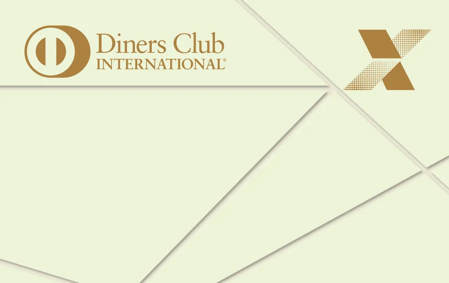 Cartão PVC Caixa Diners Club Creme
