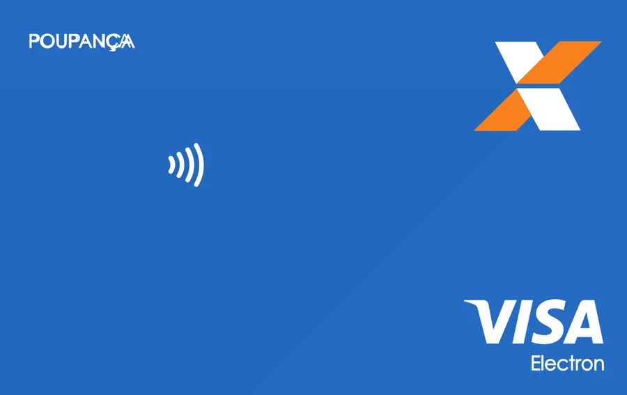 Cartão PVC Caixa Poupança Visa Electron