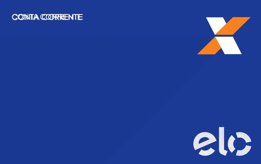 Cartão PVC Caixa Conta Corrente Elo