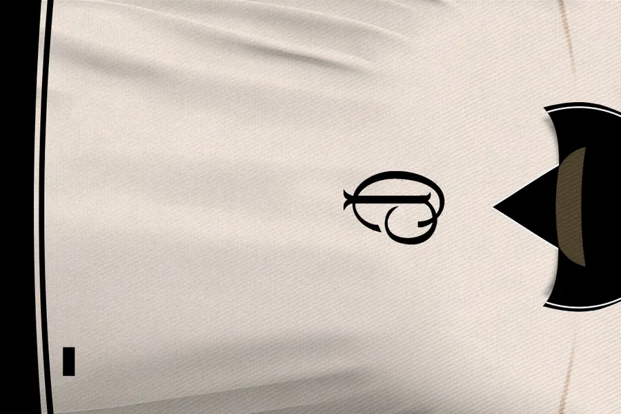 Adesivo para cartão Camisa Coritiba Branca (frente e verso)