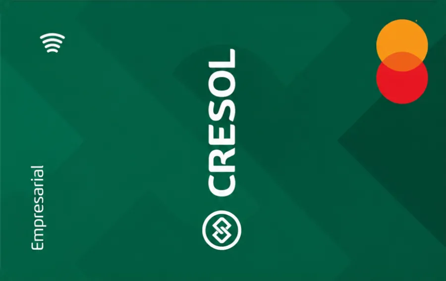 Cartão PVC Cresol Empresarial Mastercard