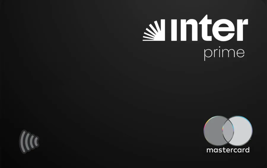 Cartão PVC Inter Prime Mastercard