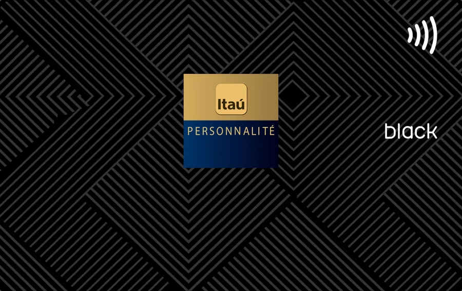 Cartão PVC Itaú Personnalité Black