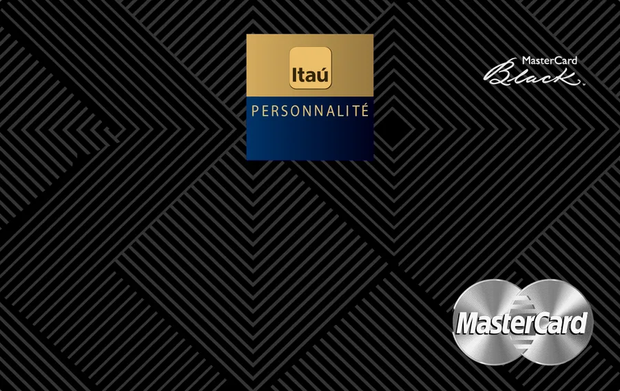 Cartão PVC Itaú Personnalité MasterCard Black Clássico