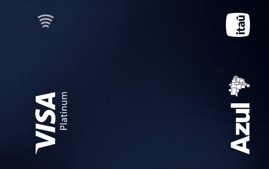 Cartão PVC Itaú Azul Visa Platinum