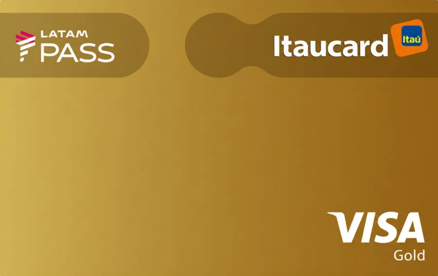 Cartão PVC Itaucard Latam Pass Visa Gold