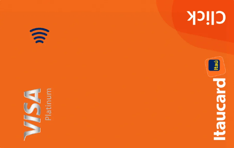 Cartão PVC Itaucard Click Visa Platinum