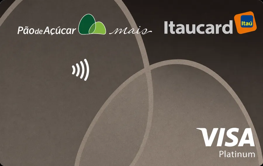 Cartão PVC Itaucard Pão de Açúcar Visa Platinum