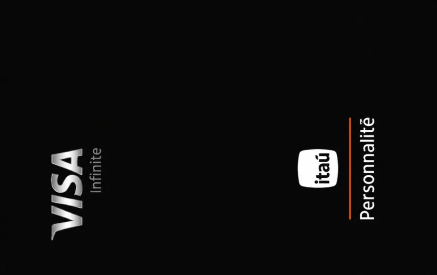 Cartão PVC Itaú Personnalité Visa Infinite