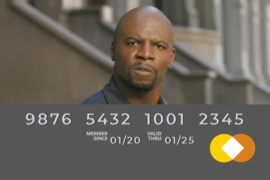 Adesivo para cartão Homem Cartão Mastercard Cinza