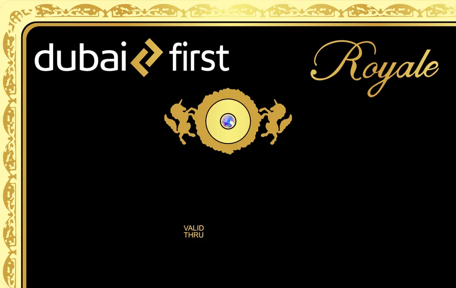 Cartão PVC Dubai First Royale