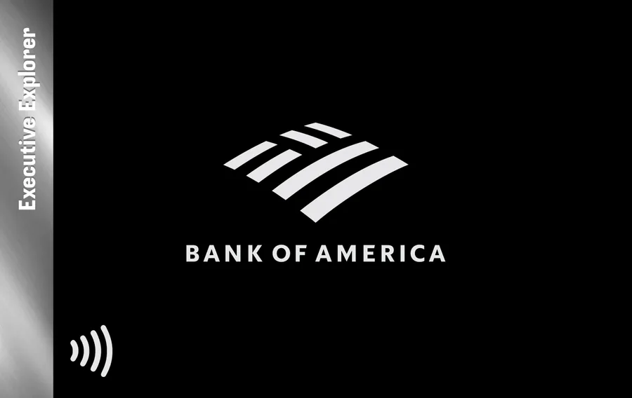 Cartão PVC Bank of America Executive Explorer