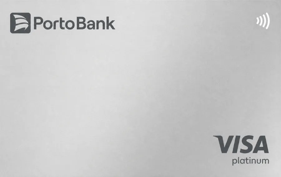 Cartão PVC Porto Bank Visa Platinum