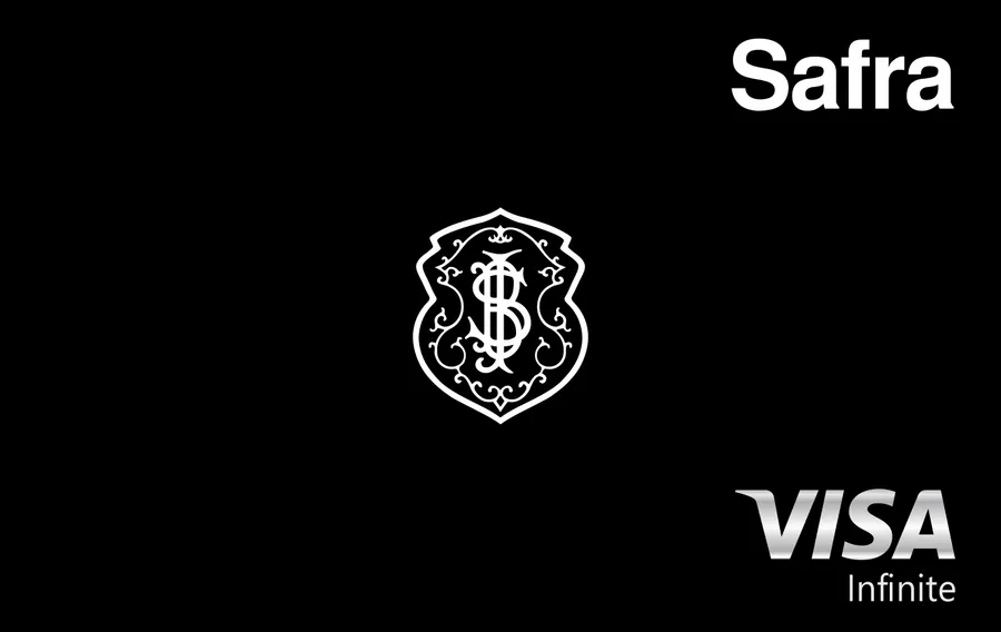 Cartão PVC Safra Visa Infinite