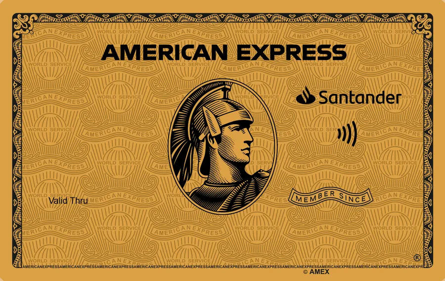 Cartão PVC Santander American Express Gold