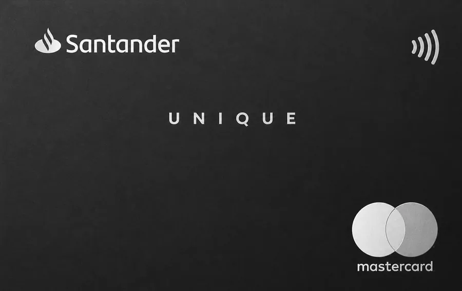 Cartão PVC Santander Unique Mastercard