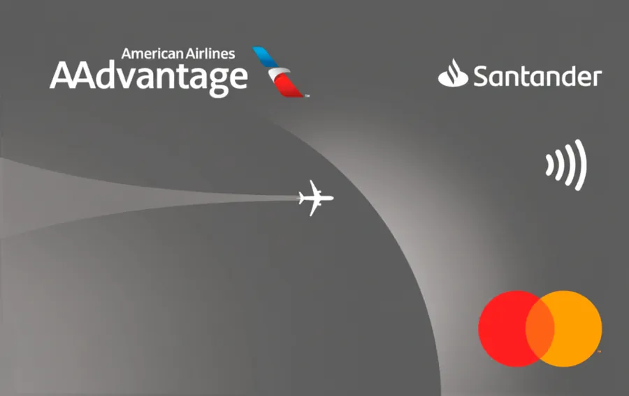 Cartão PVC Santander AAdvantage Mastercard Prata