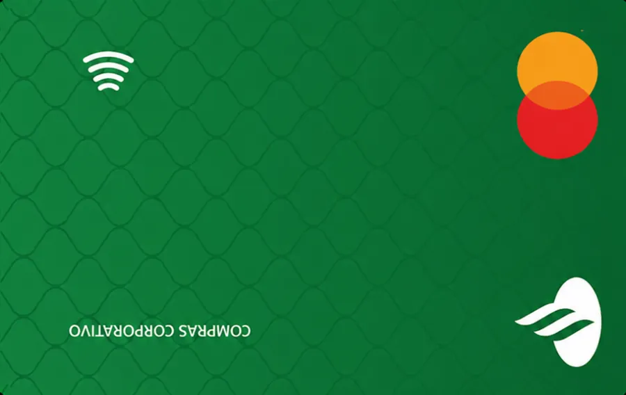 Cartão PVC Santander Compras Corporativas Mastercard
