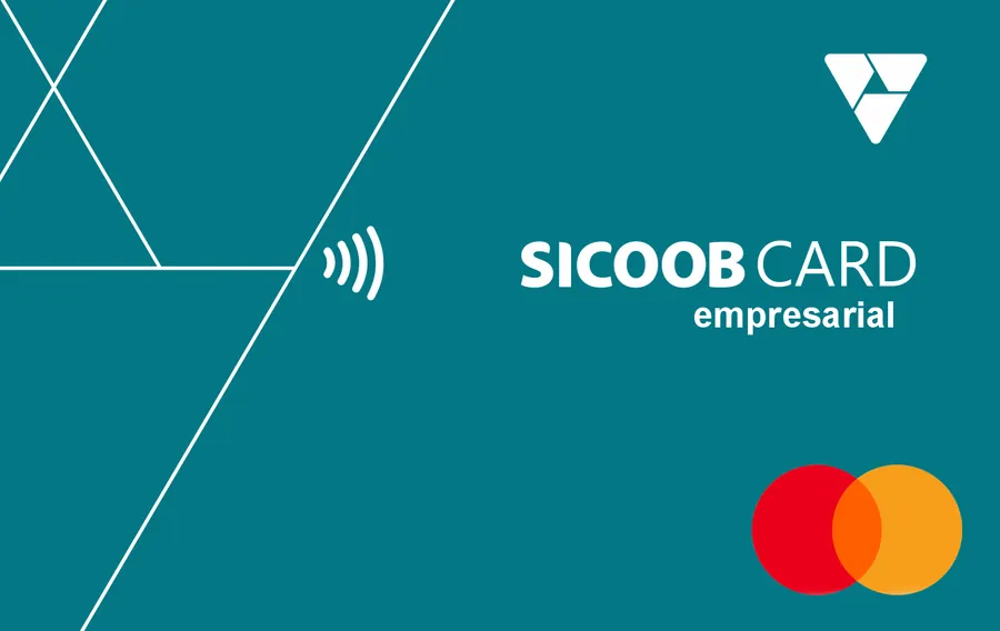 Cartão PVC Sicoobcard Empresarial Mastercard