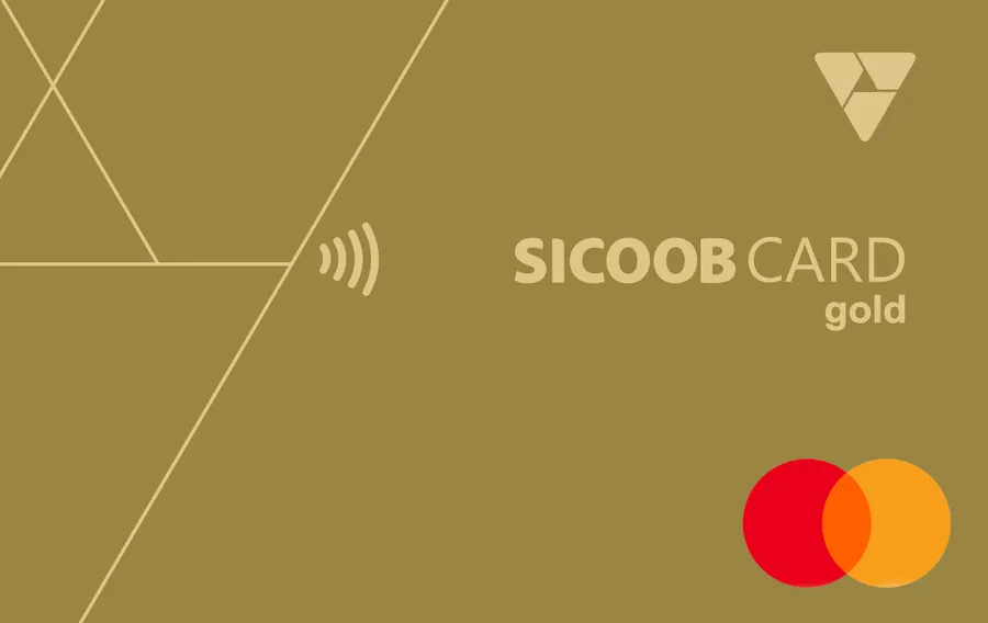 Cartão PVC Sicoobcard Gold Mastercard