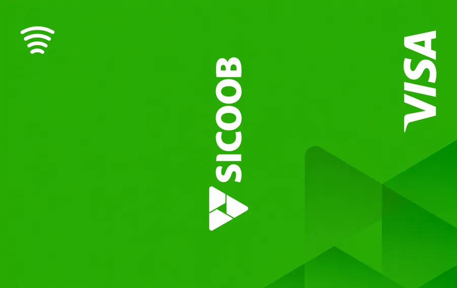 Cartão PVC Sicoob Visa Verde