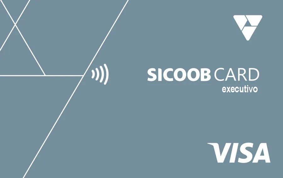 Cartão PVC Sicoobcard Executivo Visa