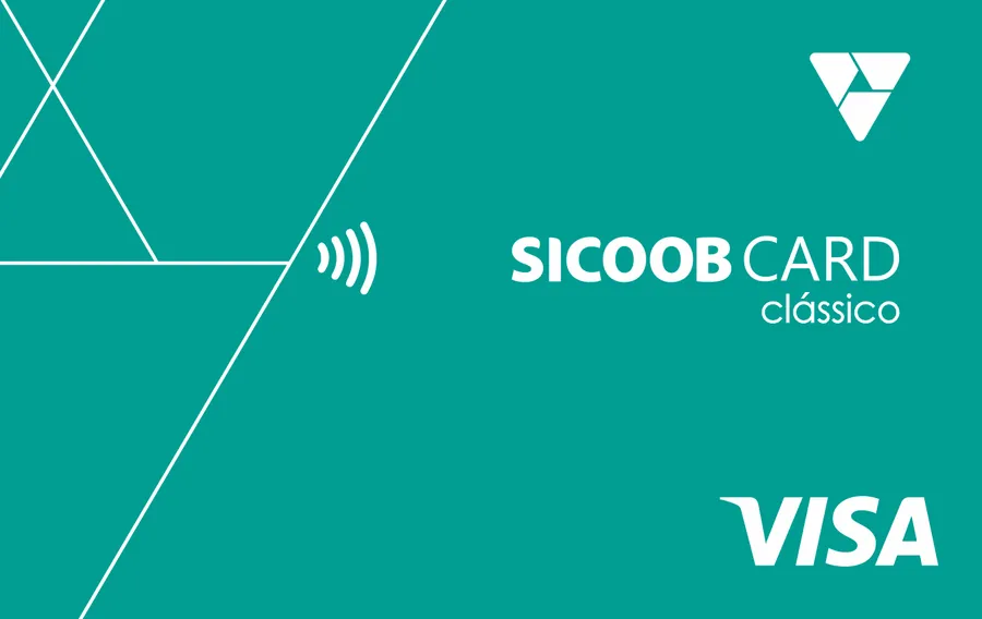 Cartão PVC Sicoobcard Clássico Visa