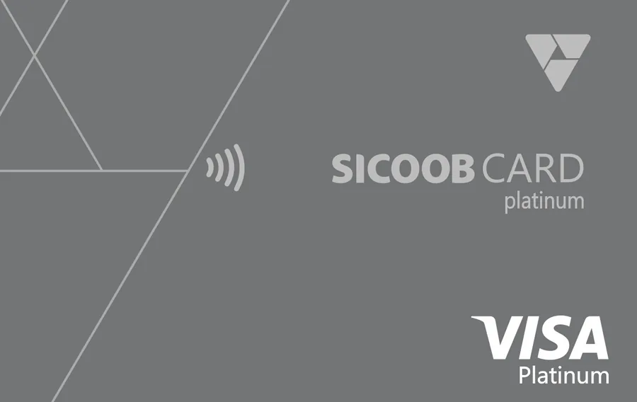 Cartão PVC Sicoobcard Platinum Visa