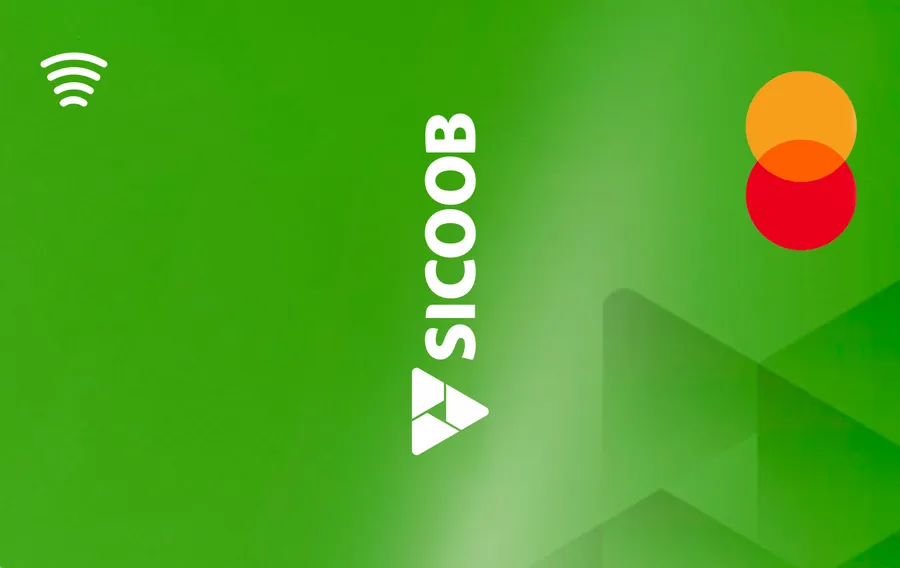 Cartão PVC Sicoob Mastercard Verde