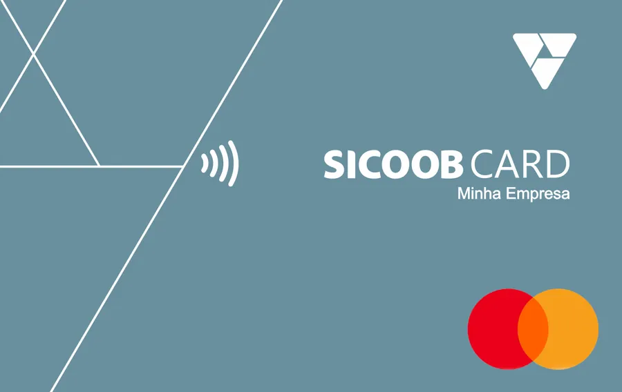 Cartão PVC Sicoobcard Minha Empresa Mastercard