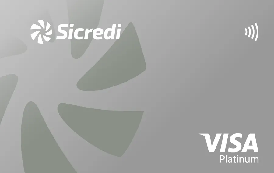 Cartão PVC Sicredi Visa Platinum