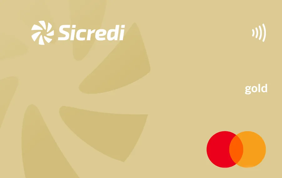 Cartão PVC Sicredi Gold Mastercard