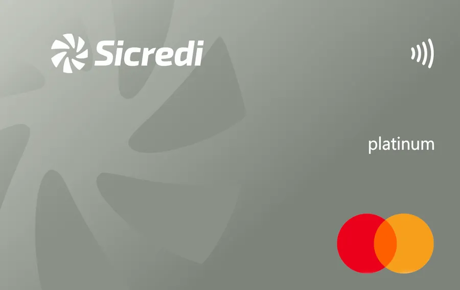 Cartão PVC Sicredi Platinum Mastercard