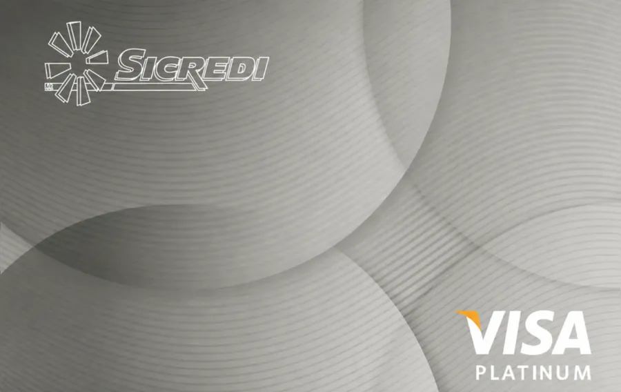 Cartão PVC Sicredi Visa Platinum Clássico