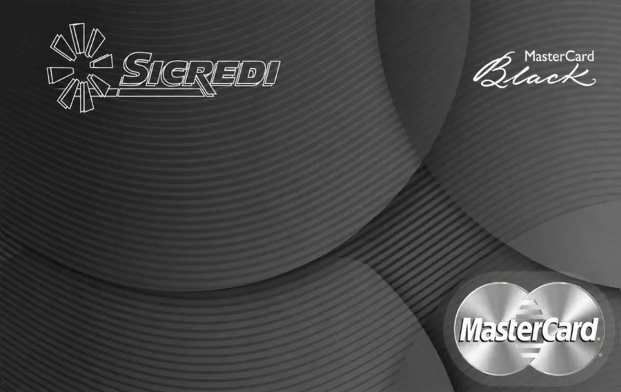 Cartão PVC Sicredi MasterCard Black